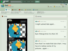 Tablet Screenshot of koui.deviantart.com