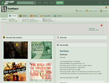 Tablet Screenshot of bumbayo.deviantart.com