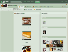 Tablet Screenshot of food-yum.deviantart.com