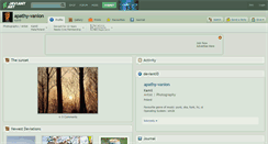 Desktop Screenshot of apathy-vanion.deviantart.com