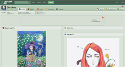 Desktop Screenshot of elin-lintu.deviantart.com