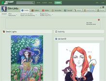 Tablet Screenshot of elin-lintu.deviantart.com