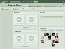 Tablet Screenshot of embarrassednude.deviantart.com