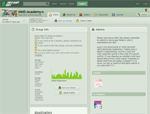 Tablet Screenshot of mmd-academy.deviantart.com