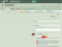Tablet Screenshot of jasminestencil.deviantart.com