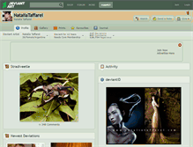 Tablet Screenshot of nataliataffarel.deviantart.com