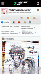 Mobile Screenshot of hidansakura-lover.deviantart.com