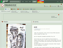 Tablet Screenshot of hidansakura-lover.deviantart.com