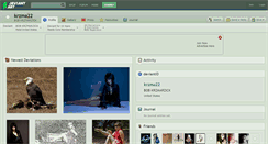 Desktop Screenshot of krzma22.deviantart.com