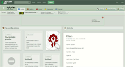 Desktop Screenshot of nykyrian.deviantart.com