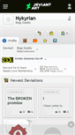 Mobile Screenshot of nykyrian.deviantart.com
