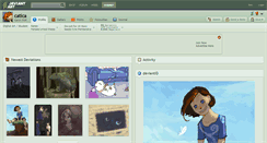 Desktop Screenshot of catica.deviantart.com