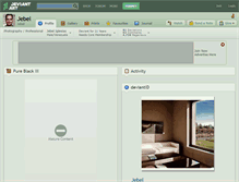Tablet Screenshot of jebel.deviantart.com