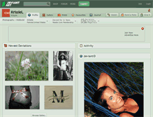 Tablet Screenshot of krissiel.deviantart.com