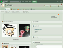 Tablet Screenshot of dibisntcrazy.deviantart.com