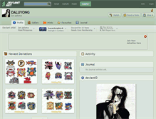 Tablet Screenshot of daluyong.deviantart.com