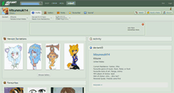 Desktop Screenshot of kitsunesuki14.deviantart.com