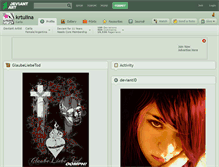 Tablet Screenshot of krtulina.deviantart.com