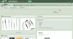 Desktop Screenshot of kain8.deviantart.com