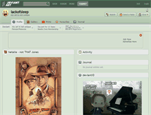 Tablet Screenshot of lackofsleep.deviantart.com