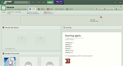 Desktop Screenshot of minarae.deviantart.com