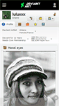 Mobile Screenshot of luluxxx.deviantart.com
