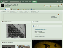 Tablet Screenshot of justinbyerline-stock.deviantart.com