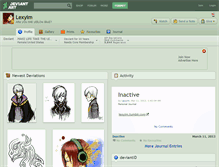 Tablet Screenshot of lexyim.deviantart.com