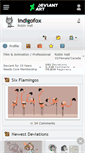 Mobile Screenshot of indigofox.deviantart.com