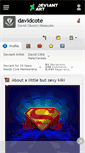 Mobile Screenshot of davidcote.deviantart.com