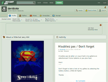 Tablet Screenshot of davidcote.deviantart.com