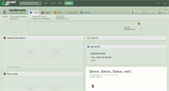 Desktop Screenshot of isaydanceplz.deviantart.com