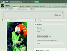 Tablet Screenshot of jjakeey.deviantart.com