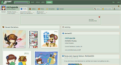 Desktop Screenshot of michupanda.deviantart.com