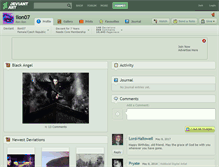 Tablet Screenshot of ilon07.deviantart.com