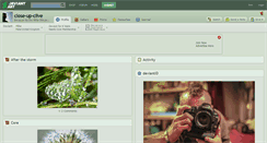 Desktop Screenshot of close-up-clive.deviantart.com