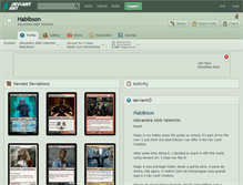 Tablet Screenshot of habibson.deviantart.com