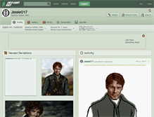 Tablet Screenshot of jessieo17.deviantart.com