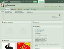 Tablet Screenshot of mrchamplooplz.deviantart.com