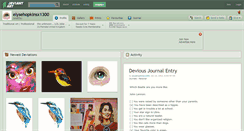 Desktop Screenshot of elysehopkinsx1300.deviantart.com