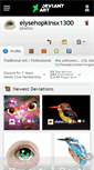 Mobile Screenshot of elysehopkinsx1300.deviantart.com