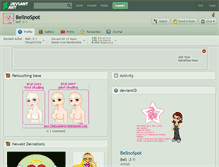 Tablet Screenshot of bellnospot.deviantart.com