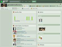 Tablet Screenshot of generatorrexforever.deviantart.com