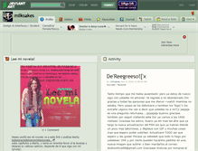 Tablet Screenshot of milksakes.deviantart.com