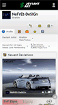 Mobile Screenshot of nefret-design.deviantart.com
