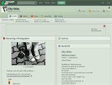 Tablet Screenshot of city-skies.deviantart.com