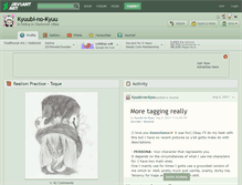 Tablet Screenshot of kyuubi-no-kyuu.deviantart.com