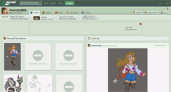 Desktop Screenshot of cherryhobbit.deviantart.com