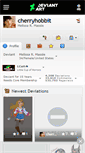 Mobile Screenshot of cherryhobbit.deviantart.com