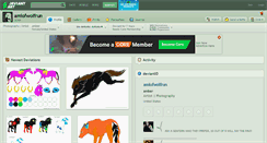 Desktop Screenshot of amiofwolfrun.deviantart.com
